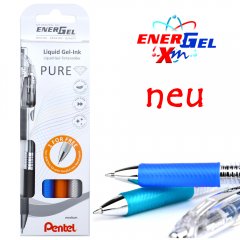 PENTEL Pentel BL77-4COL3 EnerGel Gel-Tintenrolle…